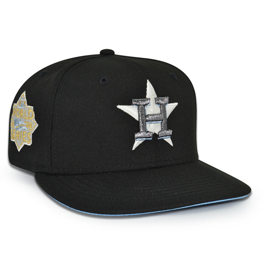Houston Astros "BLACK 22' ICY" Exclusive New Era 59Fifty Fitted Hat - Black Icy