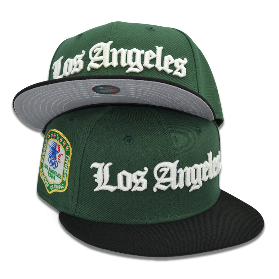 Los Angeles Dodgers "GROVE ST 4L" Exclusive New Era 59Fifty Fitted Hat - Cilantro/Black