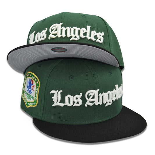 Los Angeles Dodgers "GROVE ST 4L" Exclusive New Era 59Fifty Fitted Hat - Cilantro/Black
