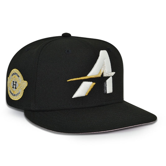 Houston Astros "CITY CONNECT PINKY" Exclusive New Era 59Fifty Fitted Hat - Black/Pinky UV
