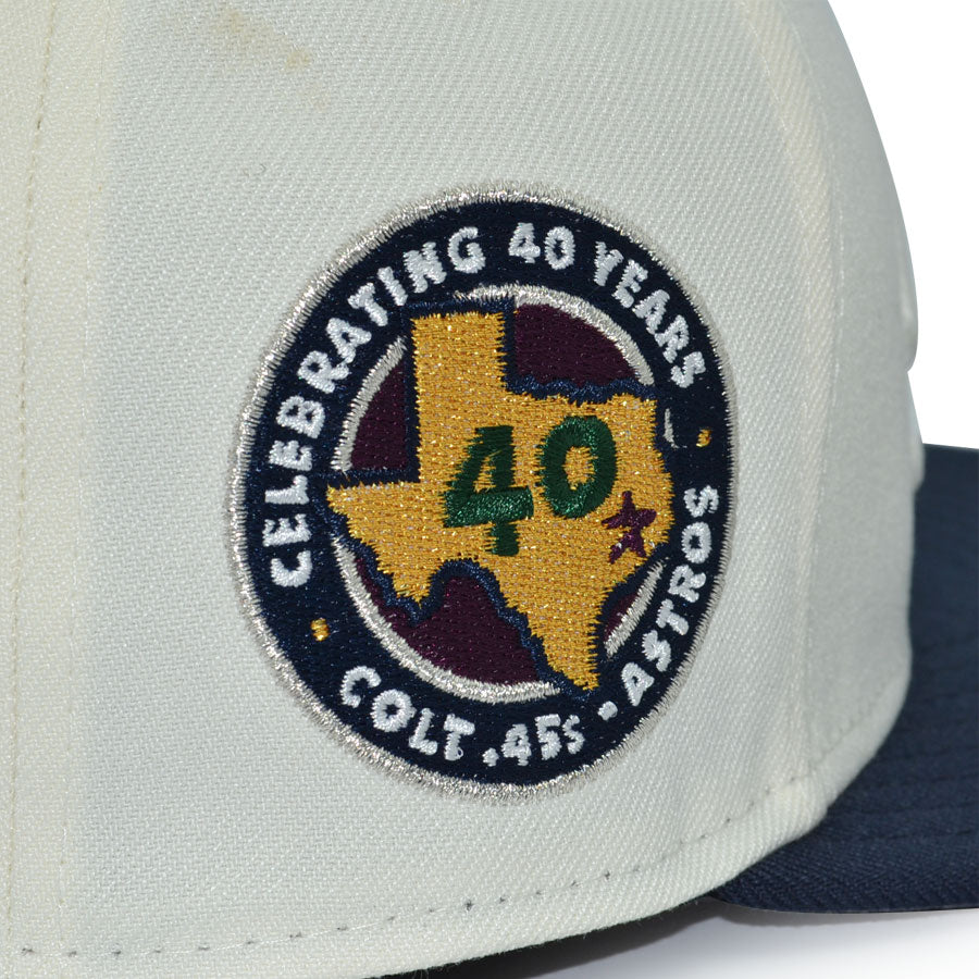 Houston Colt 45's "SP GHOST" Exclusive New Era 59Fifty Fitted Hat - Chrome/Nightshift
