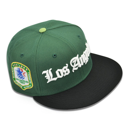 Los Angeles Dodgers "GROVE ST 4L" Exclusive New Era 59Fifty Fitted Hat - Cilantro/Black