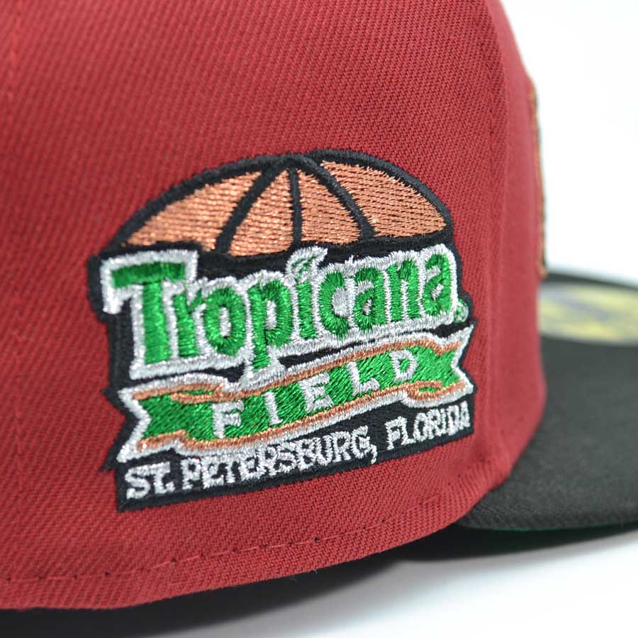 Tampa Bay Rays "YBOR" Exclusive New Era 59Fifty Fitted Hat - HRed/Black
