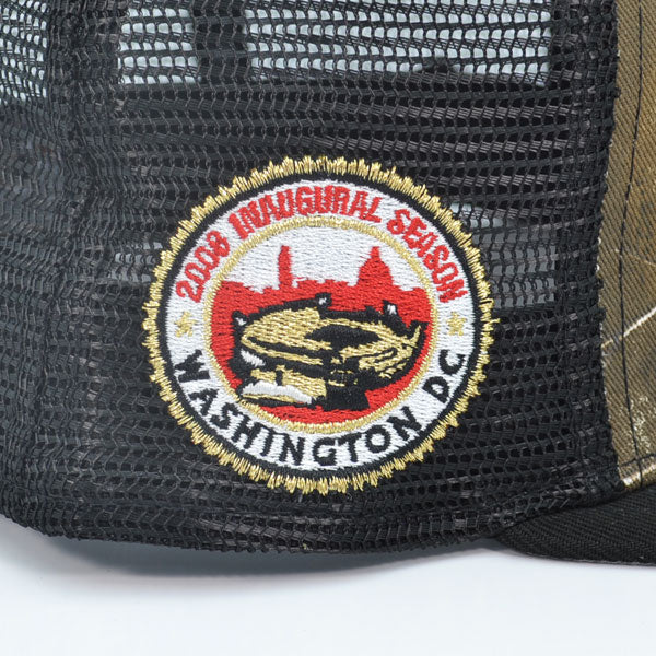 Washington Nationals 2008 INAUGURAL SEASON Trucker Exclusive New Era 59Fifty Fitted Hat - Real Tree Camo/Mesh