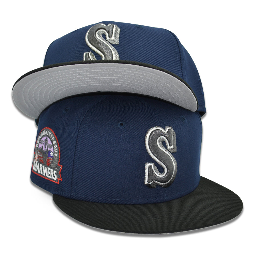 Seattle Mariners "SASUKE" Exclusive New Era 59Fifty Fitted Hat - Oceanside/Black