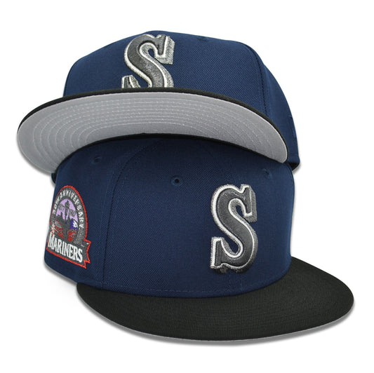Seattle Mariners "SASUKE" Exclusive New Era 59Fifty Fitted Hat - Oceanside/Black