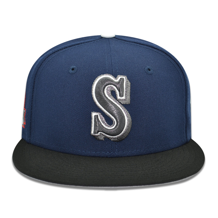 Seattle Mariners "SASUKE" Exclusive New Era 59Fifty Fitted Hat - Oceanside/Black