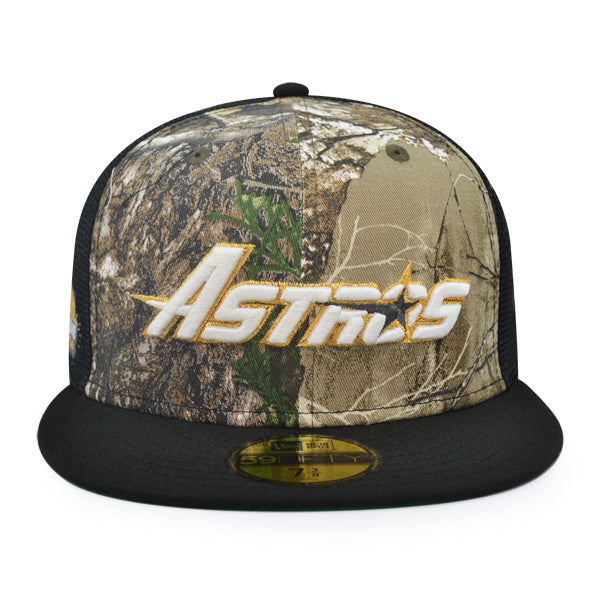 Houston Astros ASTRODOME Trucker Exclusive New Era 59Fifty Fitted Hat - Real Tree Camo/Mesh