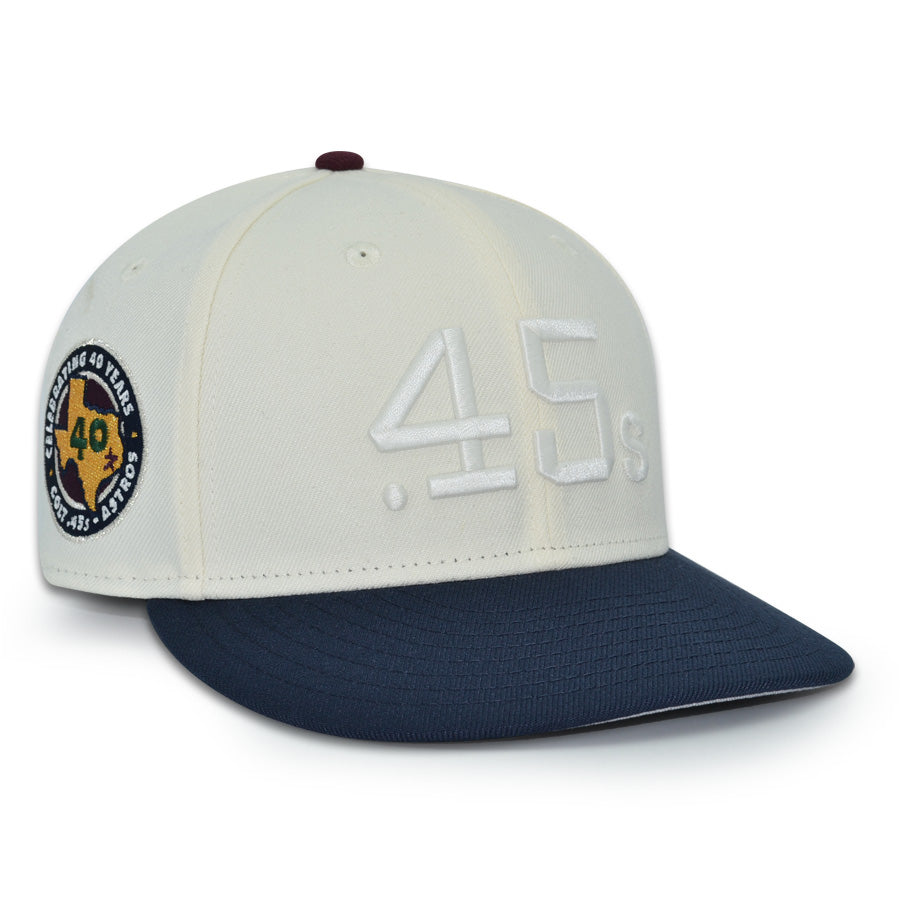 Houston Colt 45's "SP GHOST" Exclusive New Era 59Fifty Fitted Hat - Chrome/Nightshift