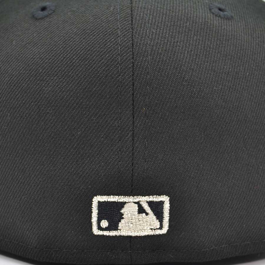 Washington Nationals "BLUE FLAME NATS" Exclusive New Era 59Fifty Fitted Hat - Black/Ocean Side