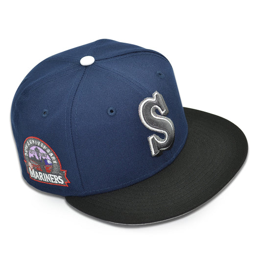 Seattle Mariners "SASUKE" Exclusive New Era 59Fifty Fitted Hat - Oceanside/Black