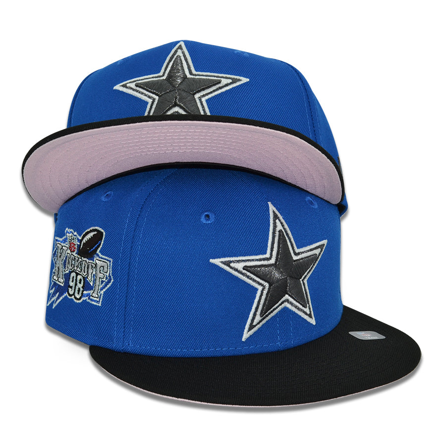Dallas Cowboys "PRIME TIME PINKY" Exclusive New Era 59Fifty Fitted Hat - Blue Azure/Black/Pinky UV