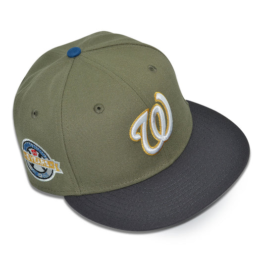 Washington Nationals "HHNF" Exclusive New Era 59Fifty Fitted Hat - Olive/Graphite
