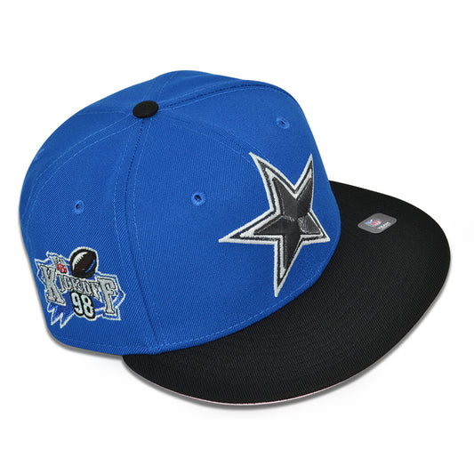 Dallas Cowboys "PRIME TIME PINKY" Exclusive New Era 59Fifty Fitted Hat - Blue Azure/Black/Pinky UV