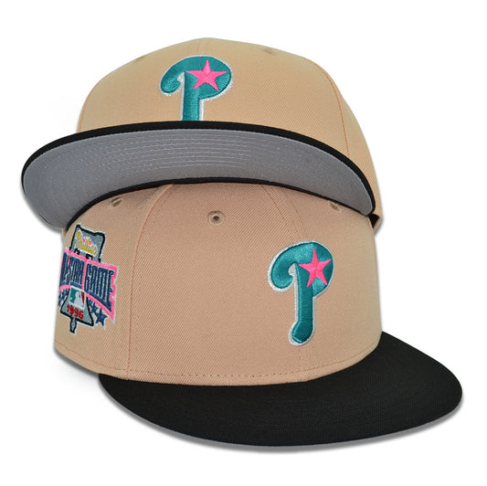 Philadelphia Phillies "PARIS PHILLIES" Exclusive New Era 59Fifty Fitted Hat - Candid Pecan/Black