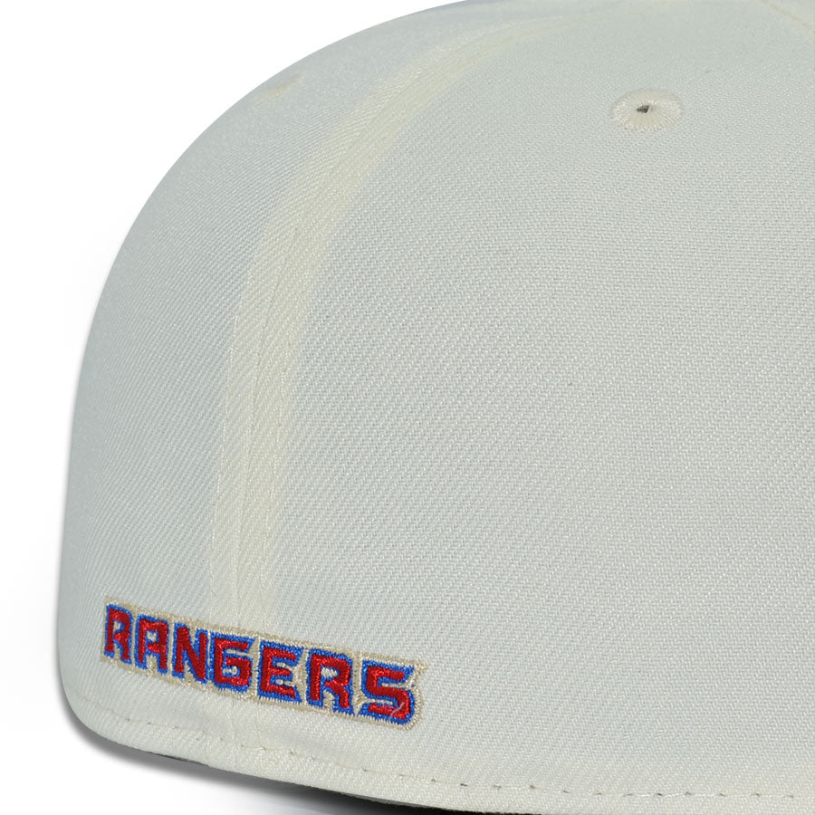New York Rangers "BOROUGH" Exclusive New Era 59Fifty Fitted Hat - Chrome/Royal
