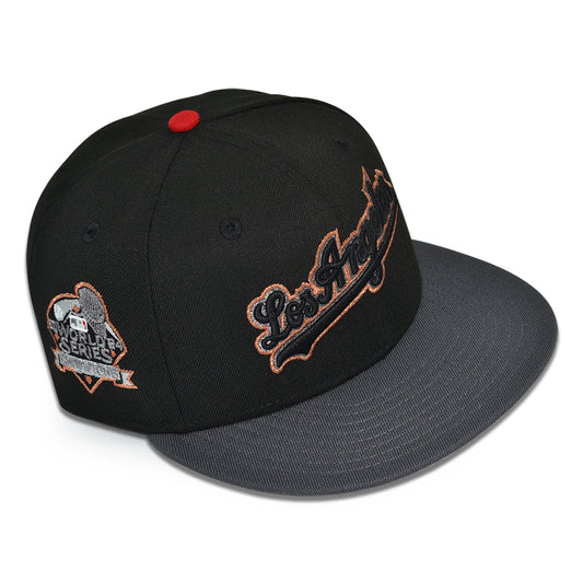 Los Angeles Dodgers "DIAMOND DYNASTY" Exclusive New Era 59Fifty Fitted Hat - Black/Dark Graphite