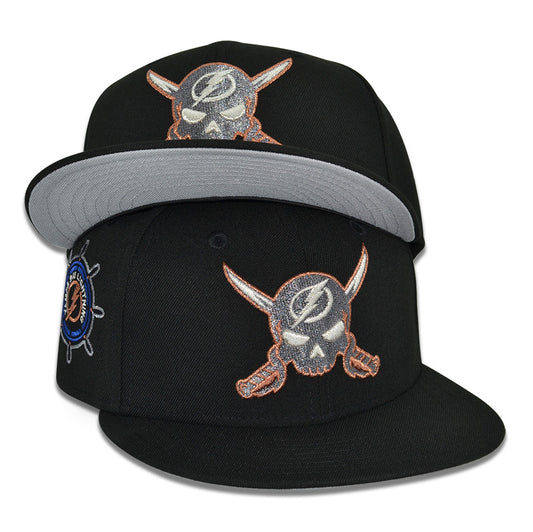 Tampa Bay Lightning "PUCKANEERS" Exclusive New Era 59Fifty Fitted Hat - Black