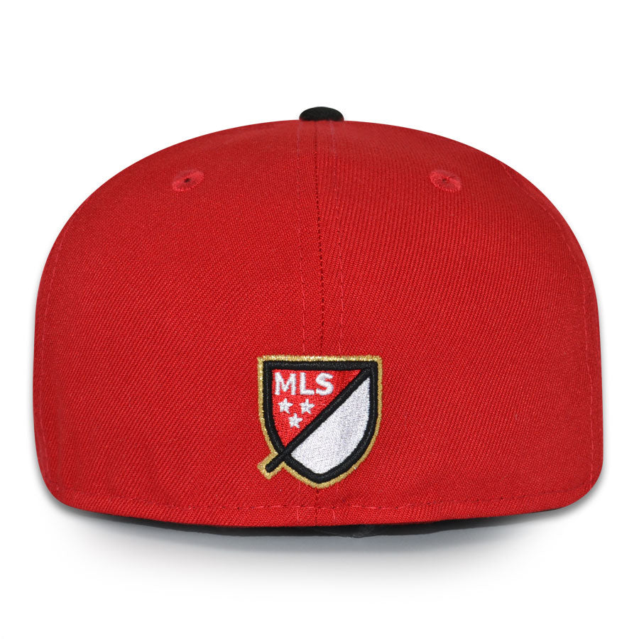 D.C. United "D-C-U" Exclusive New Era 59Fifty Fitted MLS Hat - Red Black
