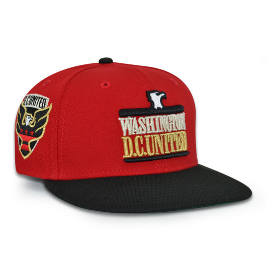 D.C. United "D-C-U" Exclusive New Era 59Fifty Fitted MLS Hat - Red Black