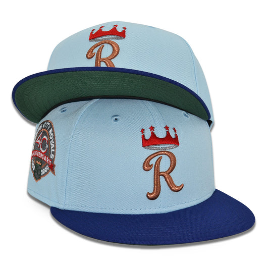 Kansas City Royals "BO KNOWS" Exclusive New Era 59Fifty Fitted Hat - Glacier Blue/Royal