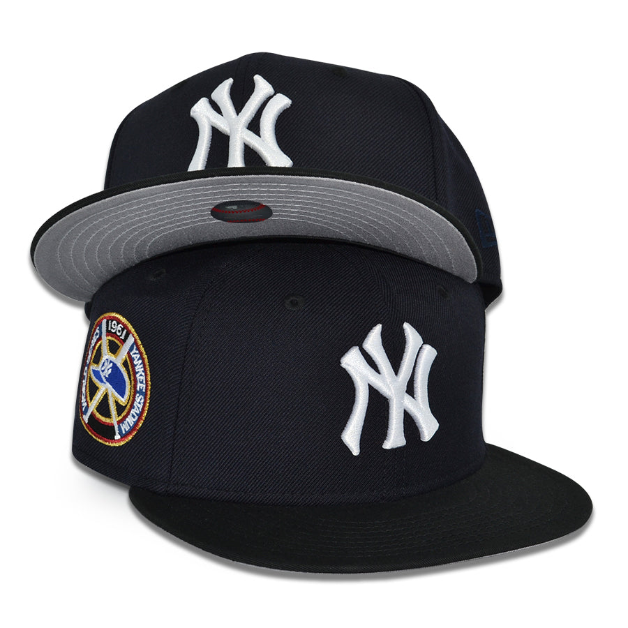 New York Yankees "TWINZ" Exclusive New Era 59Fifty Fitted Hat - Navy/Black