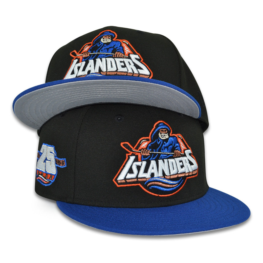 New York Islanders "ISLAND MET" Exclusive New Era 59Fifty Fitted Hat - Black/Royal