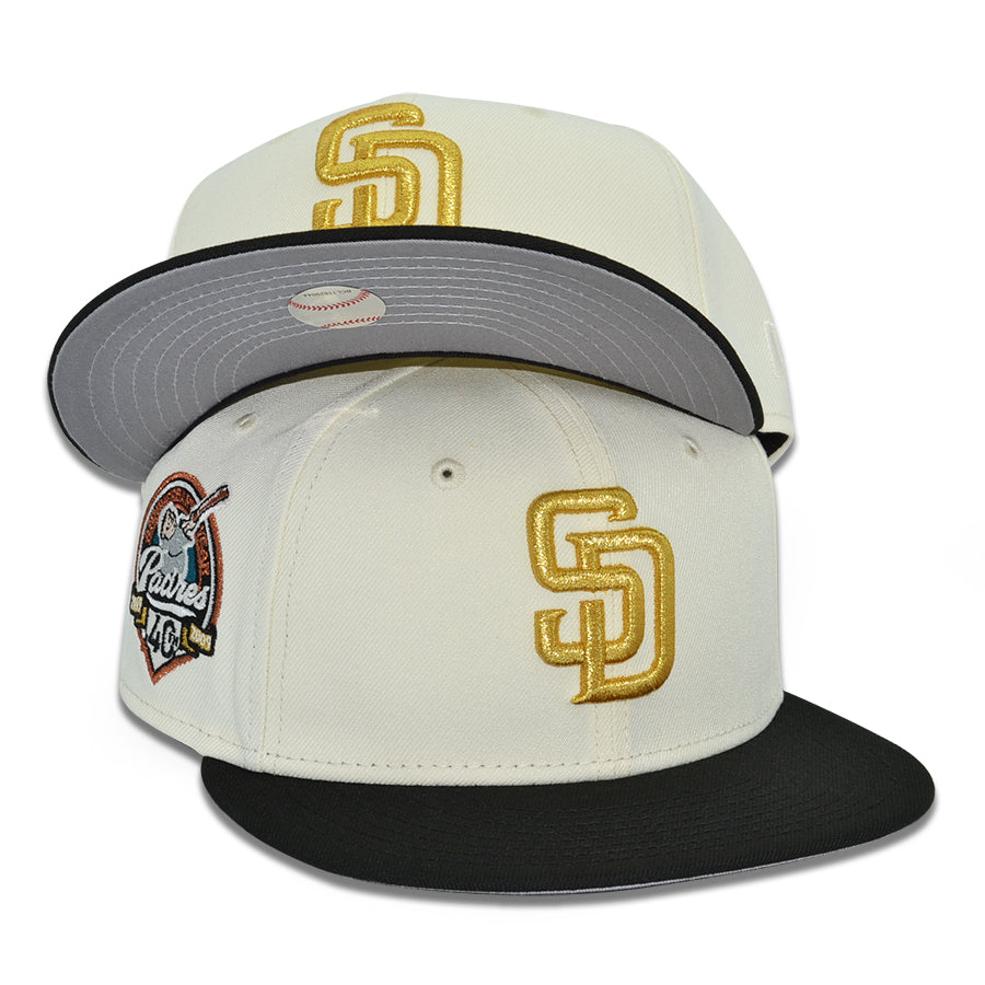 San Diego Padres "PRO-SKATER" Exclusive New Era 59Fifty Fitted Hat - Chrome/Black