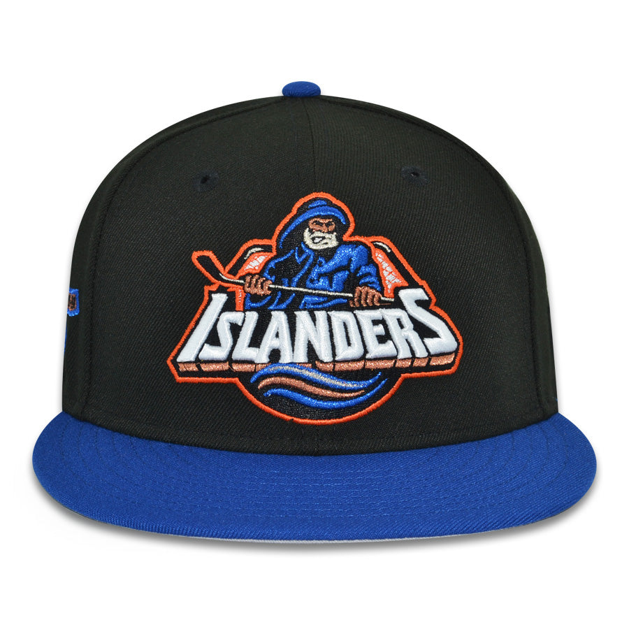 New York Islanders "ISLAND MET" Exclusive New Era 59Fifty Fitted Hat - Black/Royal