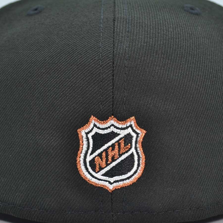 Philadelphia Flyers "WHAT LOVE!" Exclusive New Era 59Fifty Fitted Hat - Black/Orange