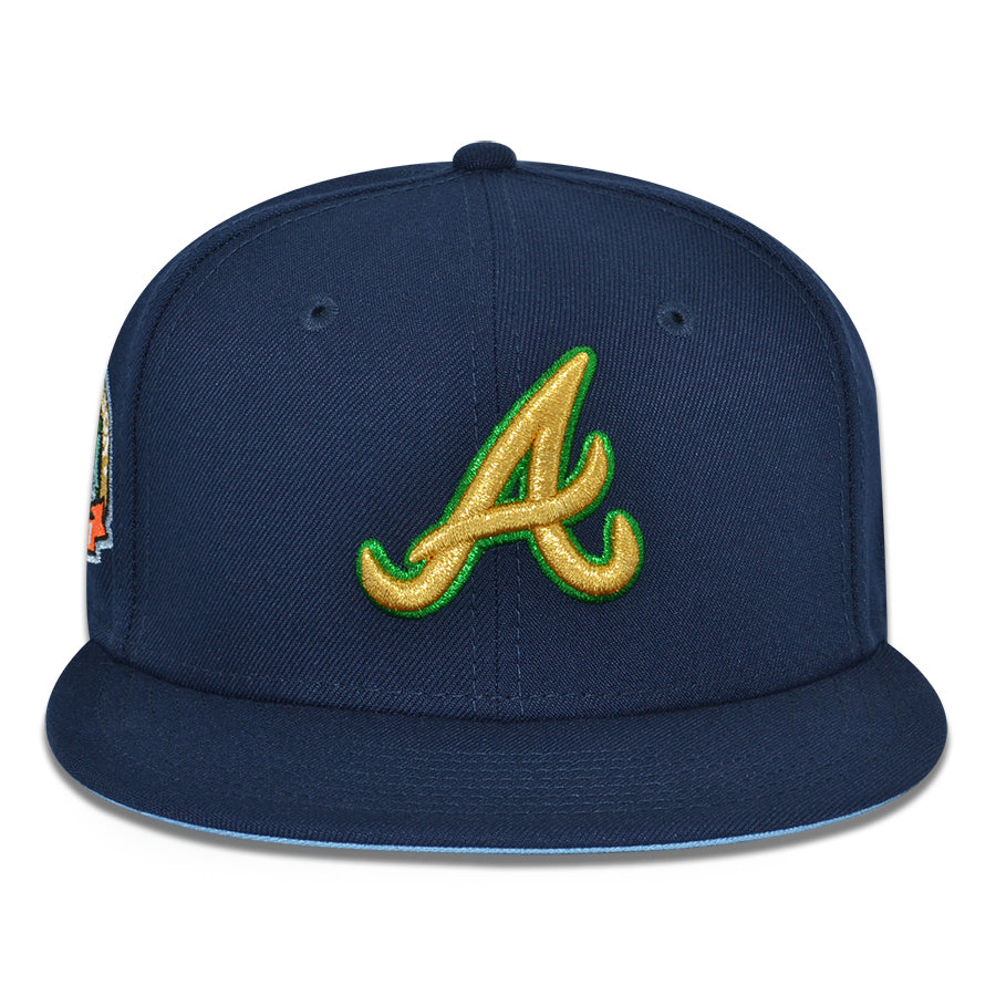 Atanta Braves "KING OF ATLANTIS" Exclusive New Era 59Fifty Fitted Hat - Oceanside/Icy UV