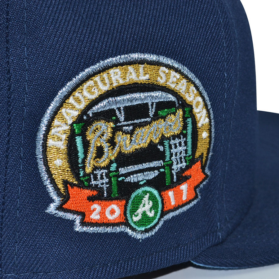 Atanta Braves "KING OF ATLANTIS" Exclusive New Era 59Fifty Fitted Hat - Oceanside/Icy UV