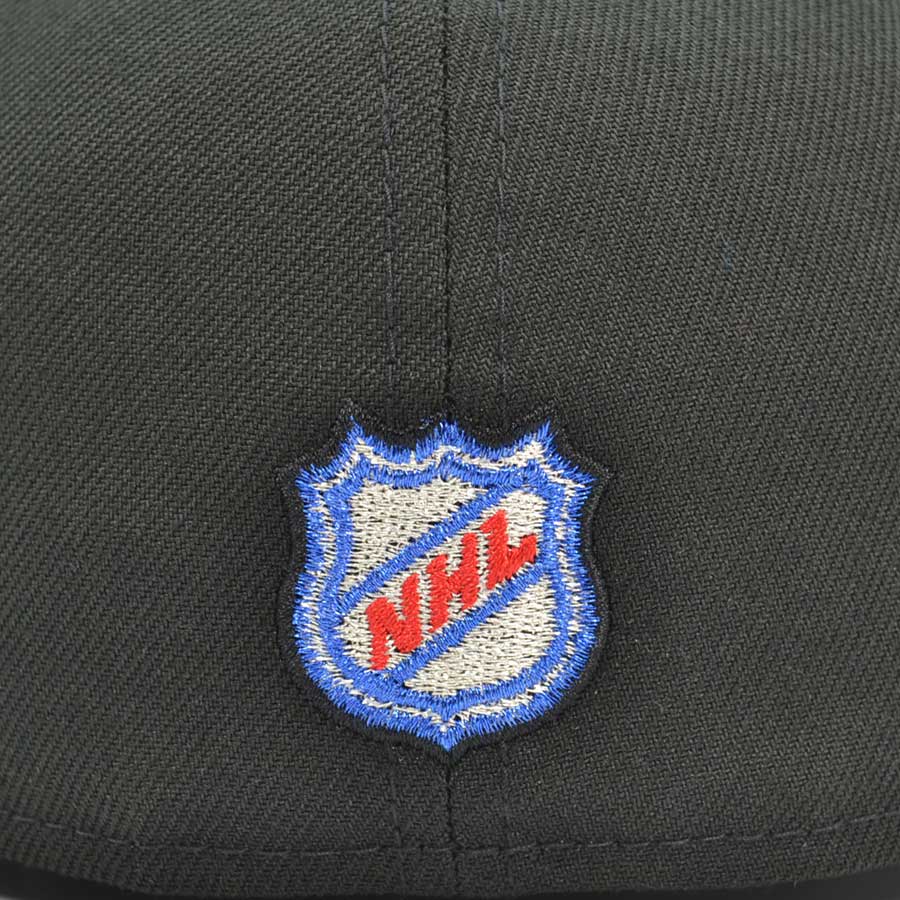 Washington Capitals "ALL CAPS" Exclusive New Era 59Fifty Fitted Hat - Black/Navy