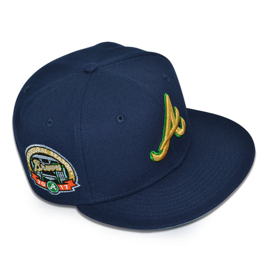 Atanta Braves "KING OF ATLANTIS" Exclusive New Era 59Fifty Fitted Hat - Oceanside/Icy UV