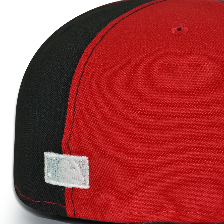 Houston Astros "H.QUINN" Exclusive New Era Pinwheel 59Fifty Fitted Hat - Black/Scarlet/Walnut