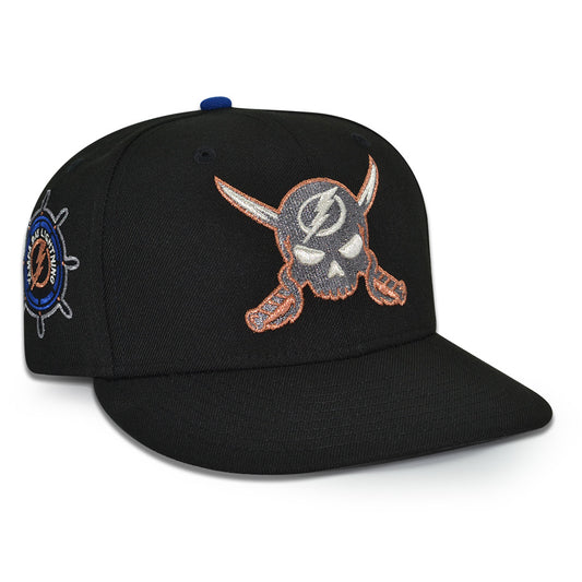 Tampa Bay Lightning "PUCKANEERS" Exclusive New Era 59Fifty Fitted Hat - Black