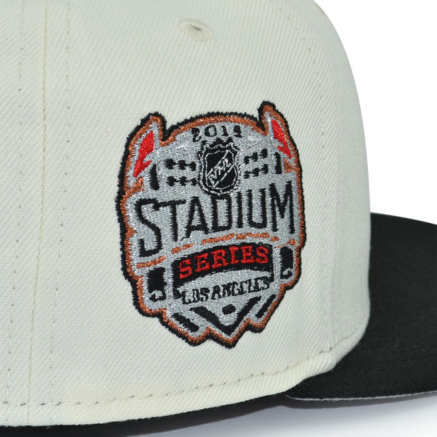 Anaheim Ducks "FORECHECK" Exclusive New Era 59Fifty Fitted Hat - Chrome/Black