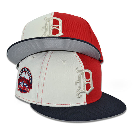 Detroit Tigers "DANA" Exclusive New Era 59Fifty Fitted Hat - Chrome/Red/Navy