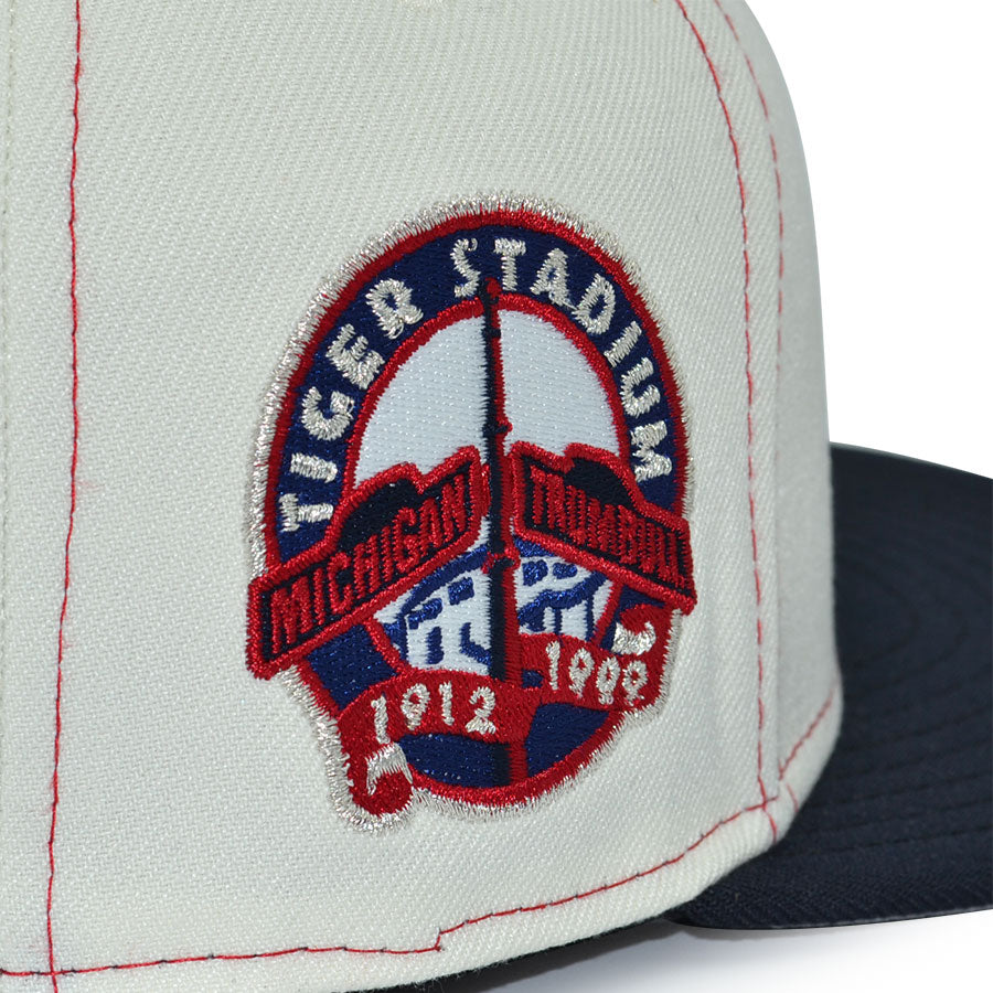 Detroit Tigers "DANA" Exclusive New Era 59Fifty Fitted Hat - Chrome/Red/Navy