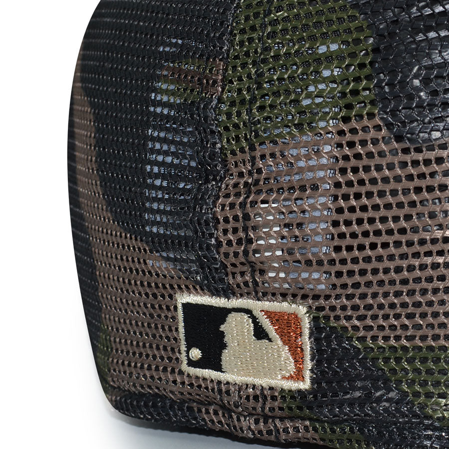 Baltimore Orioles "O'S ESCAPE" Exclusive New Era 59Fifty Fitted Hat - Black/Real Tree/Woodland Camo Mesh