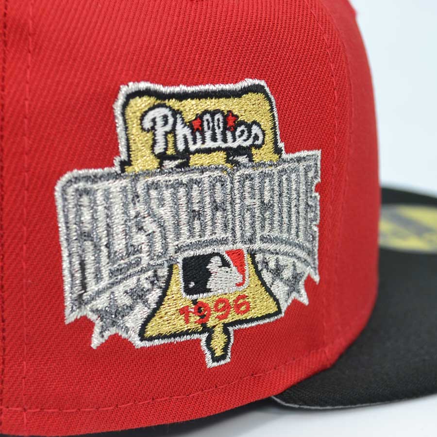 Philadelphia Phillies "DREAMS WORTH MORE THAN MONEY" Exclusive New Era 59Fifty Fitted Hat - Scarlet/Black