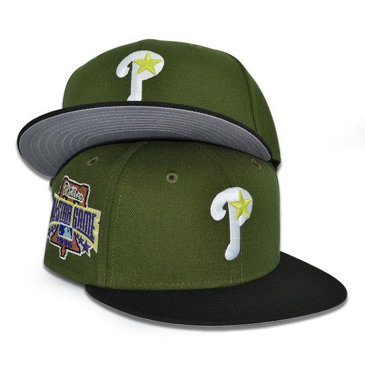 Philadelphia Phillies "PIONEER PHILLIES" Exclusive New Era 59Fifty Fitted Hat - Rifle Green/Black