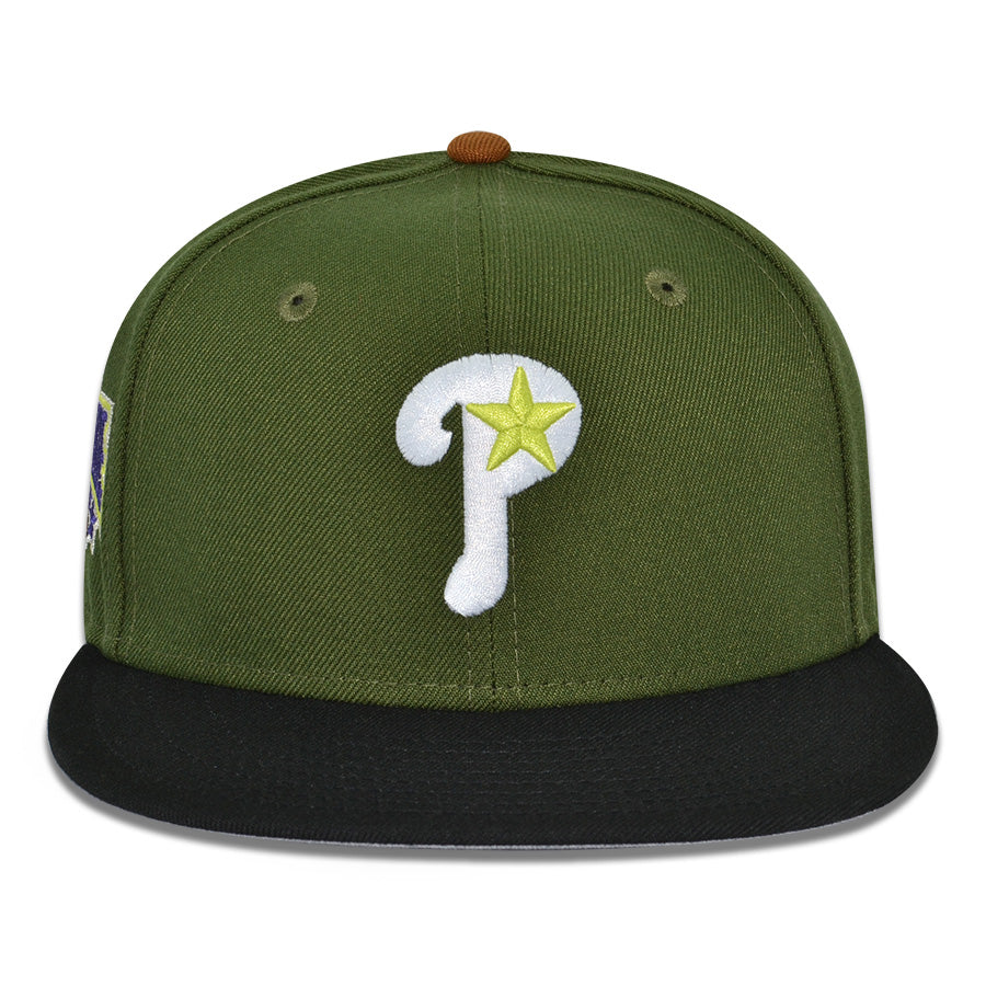 Philadelphia Phillies "PIONEER PHILLIES" Exclusive New Era 59Fifty Fitted Hat - Rifle Green/Black