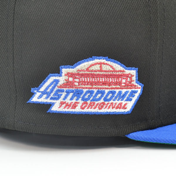 Houston Astros ASTRODOME Exclusive New Era 59Fifty Fitted Hat - Black/Blue Bead