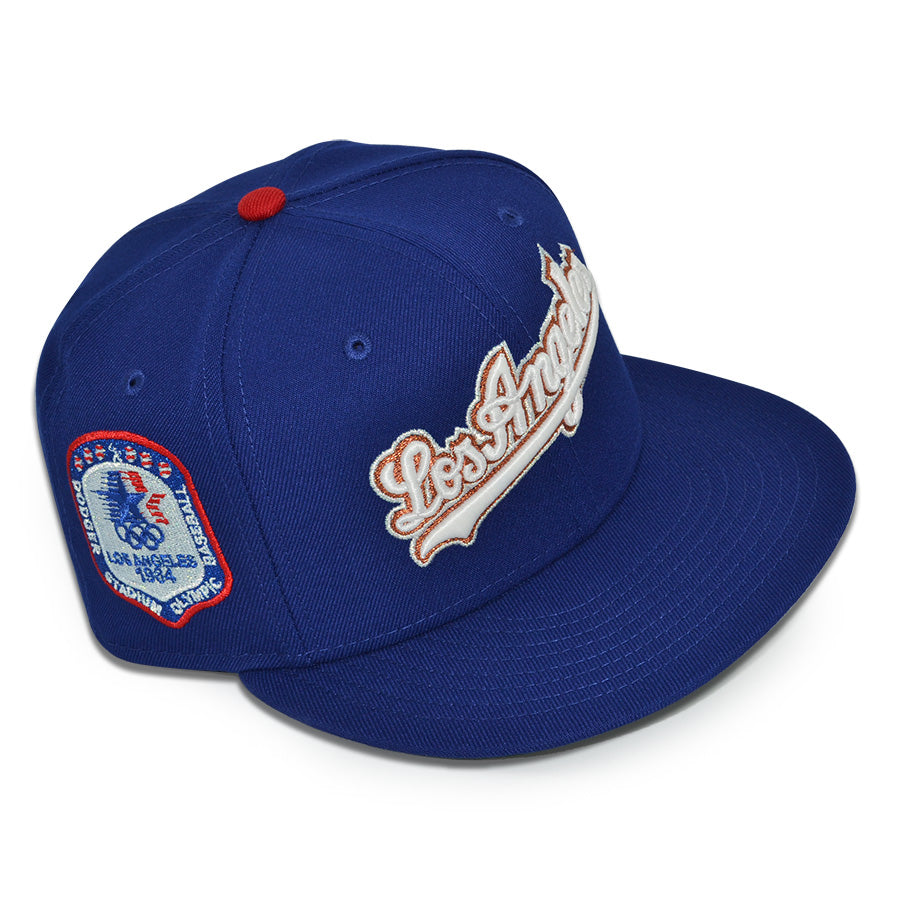 Los Angeles Dodgers "VICTORY SCRIPT" Exclusive New Era 59Fifty Fitted Hat - Dark Royal