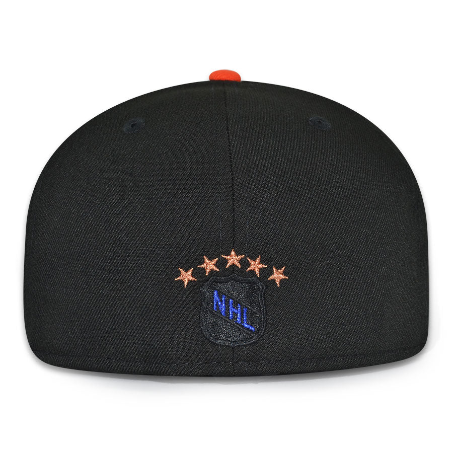 Edmonton Oilers "DYNASTY BADGE" Exclusive New Era 59Fifty Fitted Hat - Black