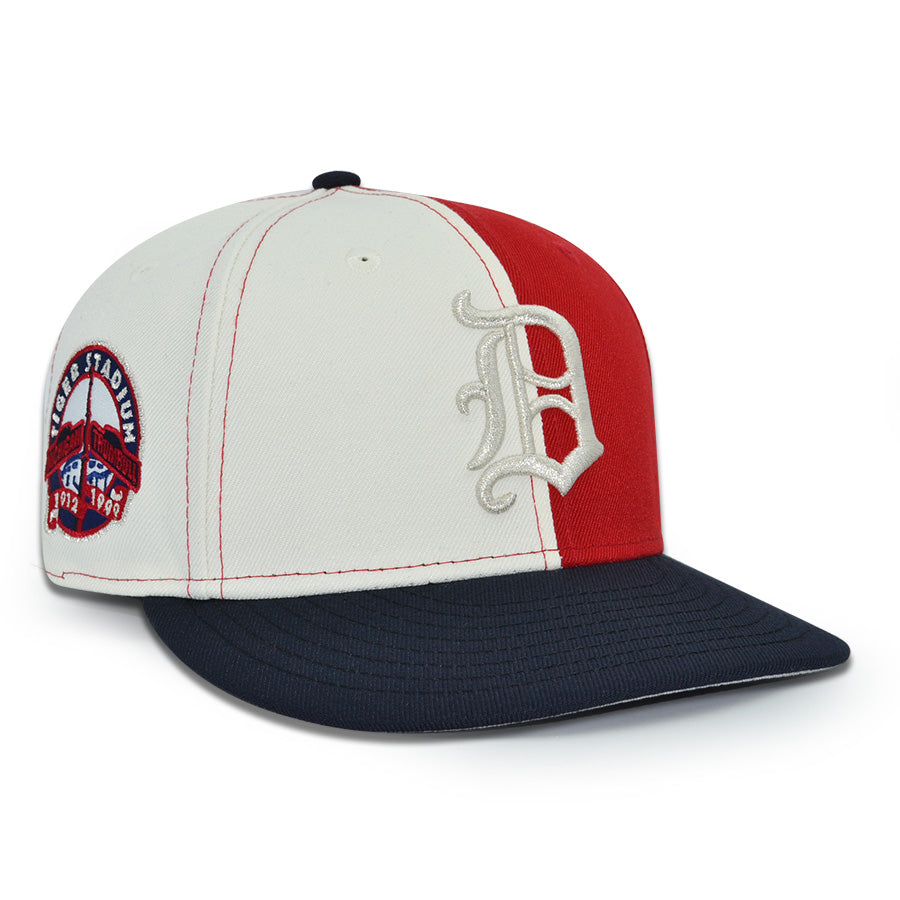 Detroit Tigers "DANA" Exclusive New Era 59Fifty Fitted Hat - Chrome/Red/Navy