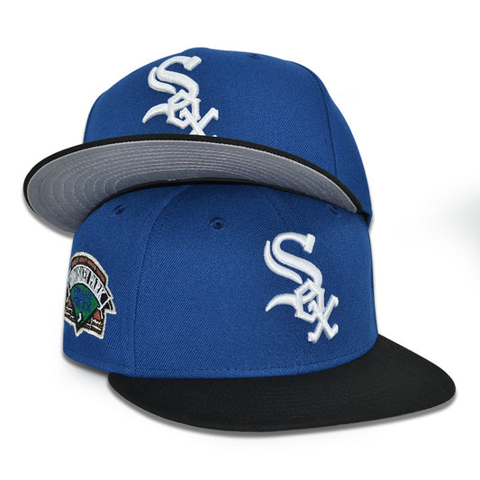 Chicago White Sox "CHURCH PEWS" Exclusive New Era 59Fifty Fitted Hat - SongBird/Black
