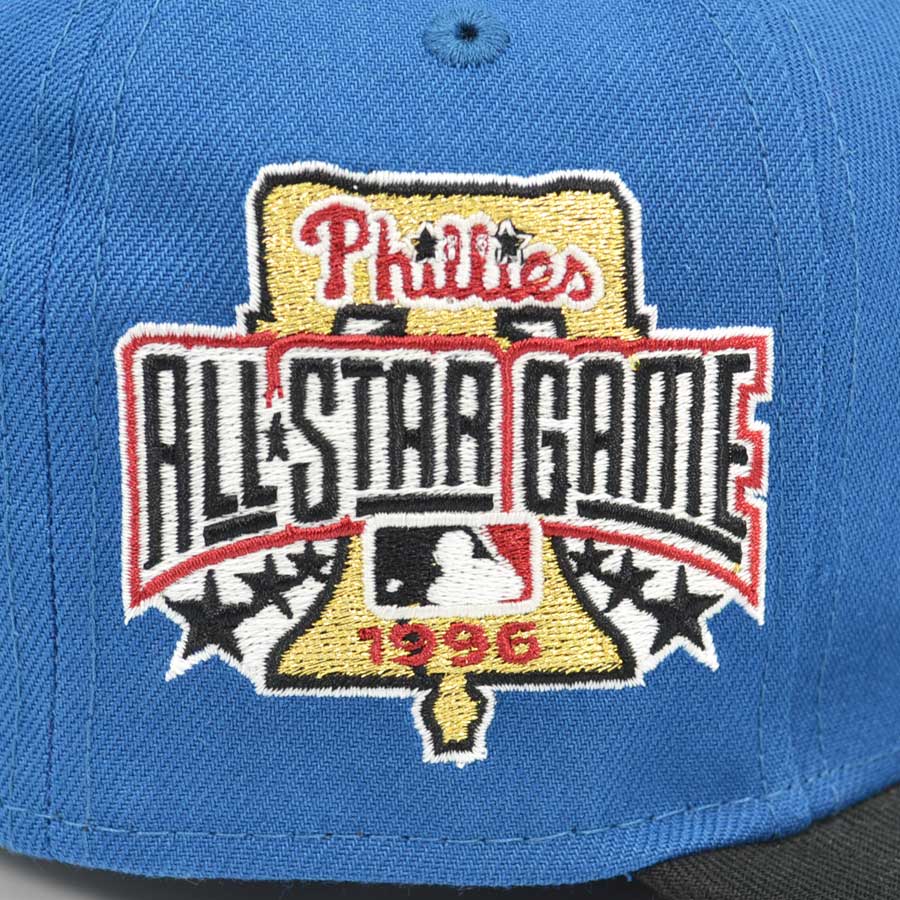 Philadelphia Phillies 1996 ALL-STAR GAME Exclusive New Era 59Fifty Fitted Hat - Seashore Blue/Black