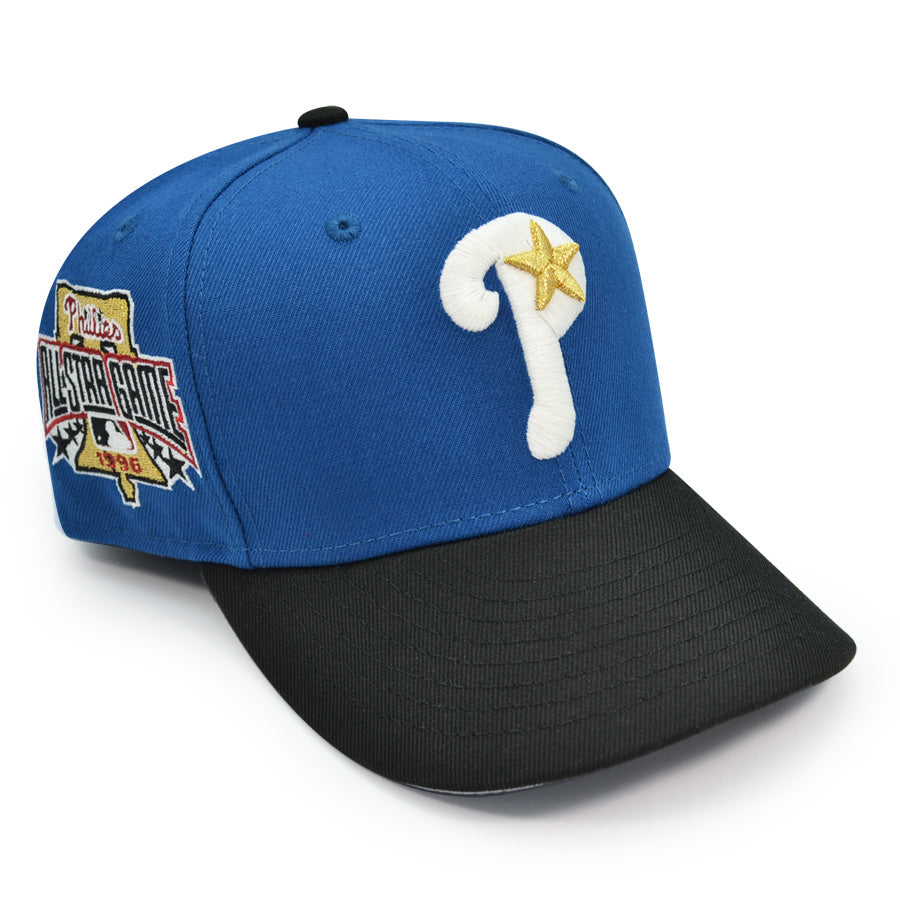 Philadelphia Phillies 1996 ALL-STAR GAME Exclusive New Era 59Fifty Fitted Hat - Seashore Blue/Black